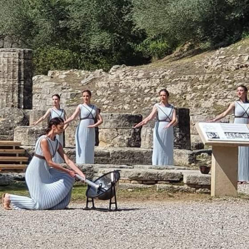 Olimpic fire lighting